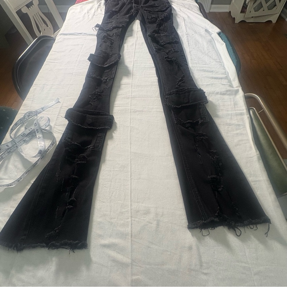 Rockstar Original Extreme Stacked Flare Size 30 - Picture 6 of 13